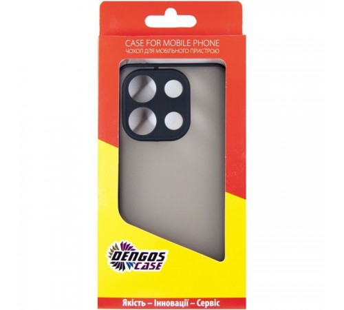 Чохол до мобільного телефона Dengos Matte Xiaomi Redmi Note 13 4G (black) (DG-TPU-MATT-140) Чохол до мобільного телефона Dengos Matte Xiaomi Redmi Note 13 4G (black) (DG-TPU-MATT-140)