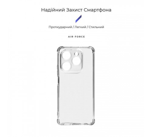 Чохол до мобільного телефона Armorstandart Air Force Tecno Spark 20 Pro (KJ6) Camera cover Transparent (ARM74394) Чохол до мобільного телефона Armorstandart Air Force Tecno Spark 20 Pro (KJ6) Camera cover Transparent (ARM74394)