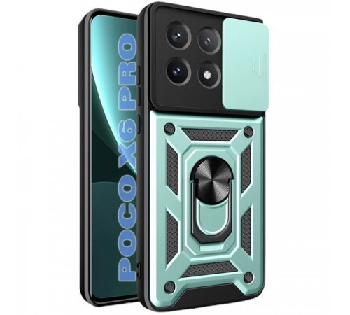 Чохол до мобільного телефона BeCover Military Poco X6 Pro Dark Green (711159)