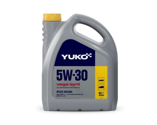 Моторна олива Yuko VEGA SYNT 5W-30 4л (4823110401460) Моторна олива Yuko VEGA SYNT 5W-30 4л (4823110401460)