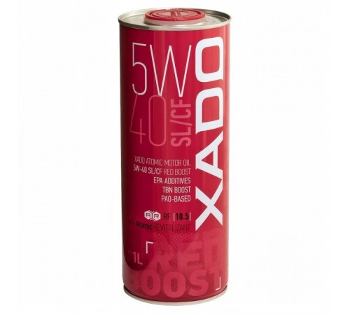 Моторна олива Xado Atomic Oil 5W-40 SL/CF RED BOOST 1л (XA 26106) Моторна олива Xado Atomic Oil 5W-40 SL/CF RED BOOST 1л (XA 26106)