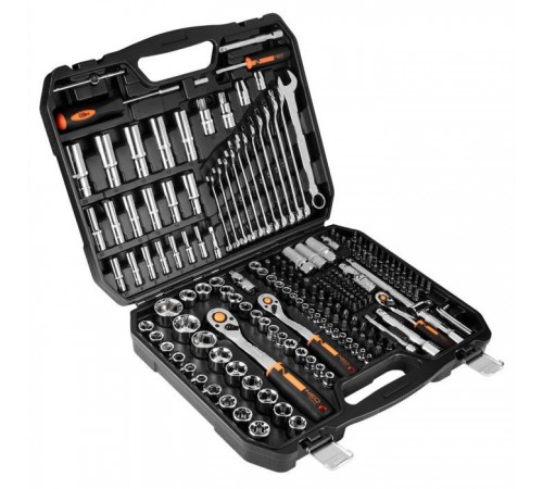 Набір інструментів Neo Tools 219шт, 1/2", 1/4", 3/8", CrV, кейс (10-076) Набір інструментів Neo Tools 219шт, 1/2", 1/4", 3/8", CrV, кейс (10-076)