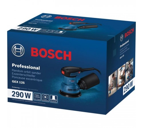 Шліфувальна машина Bosch GEX 125-1 AE 250Вт, 125 мм, 7500-12000об/хв (0.601.3A8.020) Шліфувальна машина Bosch GEX 125-1 AE 250Вт, 125 мм, 7500-12000об/хв (0.601.3A8.020)