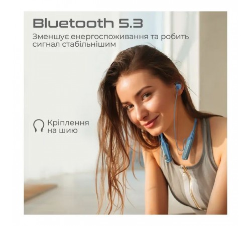 Навушники Promate Blend Blue (blend.blue)