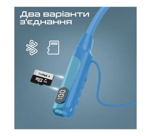 Навушники Promate Blend Blue (blend.blue)