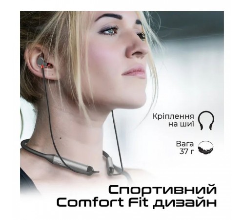Навушники Promate ANC Velcon Black (velcon.black)