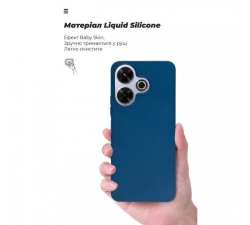 Чохол до мобільного телефона Armorstandart ICON Xiaomi Redmi 13 4G / Poco M6 4G Blue (ARM78263) Чохол до мобільного телефона Armorstandart ICON Xiaomi Redmi 13 4G / Poco M6 4G Blue (ARM78263)