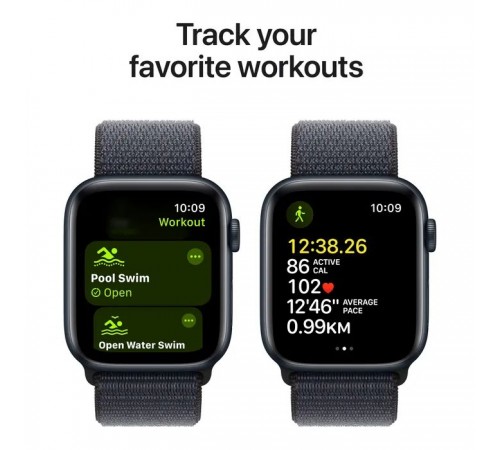 Смарт-годинник Apple Watch SE 2024 GPS 40mm Midnight Aluminium Case with Ink Sport Loop (MXEA3QH/A) Смарт-годинник Apple Watch SE 2024 GPS 40mm Midnight Aluminium Case with Ink Sport Loop (MXEA3QH/A)