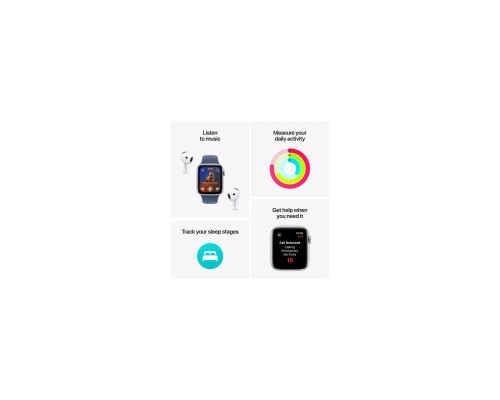 Смарт-годинник Apple Watch SE 2024 GPS 44mm Starlight Aluminium Case with Lake Green Sport Loop (MXEW3QH/A) Смарт-годинник Apple Watch SE 2024 GPS 44mm Starlight Aluminium Case with Lake Green Sport Loop (MXEW3QH/A)