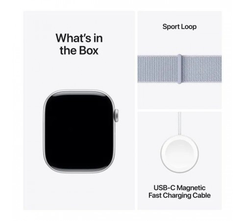 Смарт-годинник Apple Watch Series 10 GPS 46mm Silver Aluminium Case with Blue Cloud Sport Loop (MWWN3QH/A) Смарт-годинник Apple Watch Series 10 GPS 46mm Silver Aluminium Case with Blue Cloud Sport Loop (MWWN3QH/A)