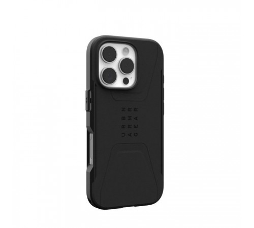 Чохол до мобільного телефона UAG iPhone 16 Pro Civilian Magsafe Black (114444114040) Чохол до мобільного телефона UAG iPhone 16 Pro Civilian Magsafe Black (114444114040)
