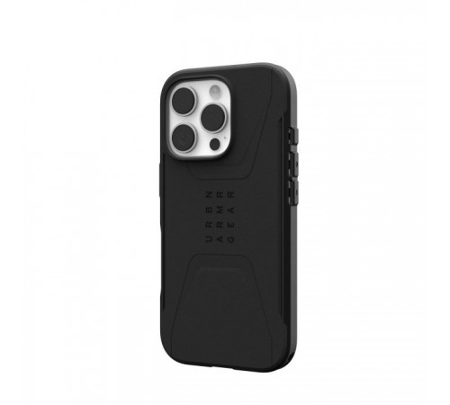 Чохол до мобільного телефона UAG iPhone 16 Pro Civilian Magsafe Black (114444114040) Чохол до мобільного телефона UAG iPhone 16 Pro Civilian Magsafe Black (114444114040)
