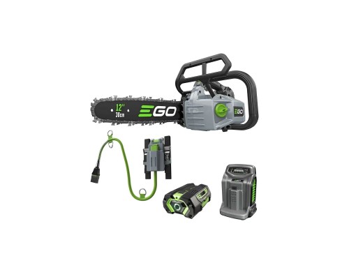Ланцюгова пила EGO CSX3002 KIT, 56В, шина 30см, 45лан, 3/8P, 1,1мм, акум. 4Ah + ЗП (0140014003) Ланцюгова пила EGO CSX3002 KIT, 56В, шина 30см, 45лан, 3/8P, 1,1мм, акум. 4Ah + ЗП (0140014003)