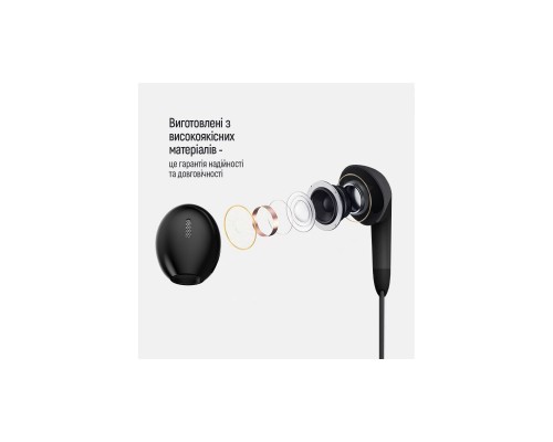 Навушники ColorWay 3.5 mm Wired Earphone Sound Wave Black (CW-WD04BK)