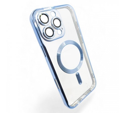 Чохол до мобільного телефона BeCover TPU Chrome Case (MagSafe) для Apple iPhone 16 Pro Max Sierra Blue (712087) Чохол до мобільного телефона BeCover TPU Chrome Case (MagSafe) для Apple iPhone 16 Pro Max Sierra Blue (712087)