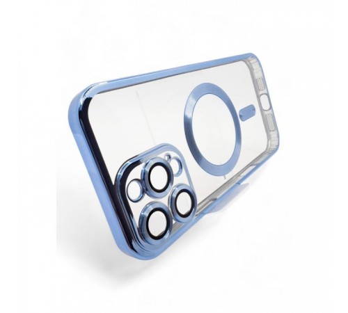 Чохол до мобільного телефона BeCover TPU Chrome Case (MagSafe) для Apple iPhone 16 Pro Max Sierra Blue (712087) Чохол до мобільного телефона BeCover TPU Chrome Case (MagSafe) для Apple iPhone 16 Pro Max Sierra Blue (712087)
