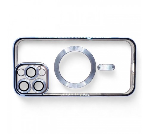 Чохол до мобільного телефона BeCover TPU Chrome Case (MagSafe) для Apple iPhone 16 Pro Max Sierra Blue (712087) Чохол до мобільного телефона BeCover TPU Chrome Case (MagSafe) для Apple iPhone 16 Pro Max Sierra Blue (712087)
