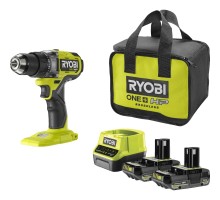 Шуруповерт Ryobi ONE+ HP RDD18X-220S 18В, 2х2Ah, 95Нм, 500·2100об/мин, сумка (5133005284)