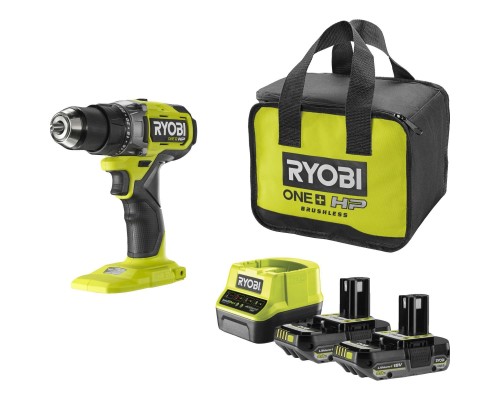 Шуруповерт Ryobi ONE+ HP RDD18X-220S 18В, 2х2Ah, 95Нм, 500·2100об/хв, сумка (5133005284) Шуруповерт Ryobi ONE+ HP RDD18X-220S 18В, 2х2Ah, 95Нм, 500·2100об/хв, сумка (5133005284)