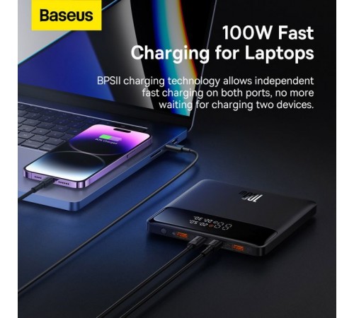 Батарея универсальная Baseus Blade 20000mAh 100W OE, black (PPBL000301) Батарея универсальная Baseus Blade 20000mAh 100W OE, black (PPBL000301)