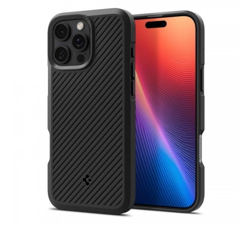 Чохол до мобільного телефона Spigen iPhone 16 Pro Max Core Armor Matte Black (ACS08023) Чохол до мобільного телефона Spigen iPhone 16 Pro Max Core Armor Matte Black (ACS08023)