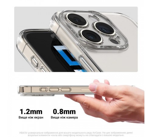 Чохол до мобільного телефона Armorstandart Air Force Motorola G75 5G Camera cover Clear (ARM81615) Чохол до мобільного телефона Armorstandart Air Force Motorola G75 5G Camera cover Clear (ARM81615)