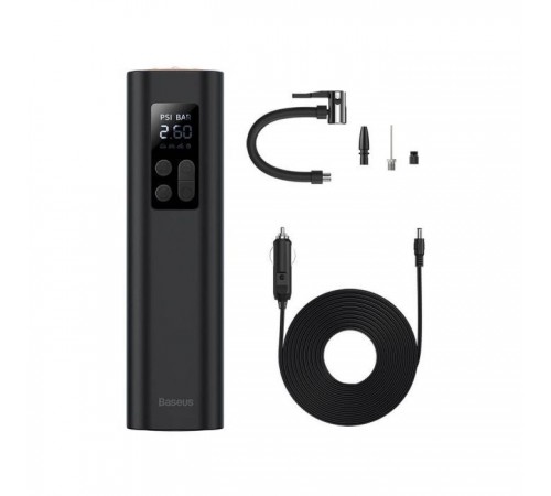 Автомобільний компресор Baseus Super Mini Inflator Pump Black (CRCQ000001) Автомобільний компресор Baseus Super Mini Inflator Pump Black (CRCQ000001)