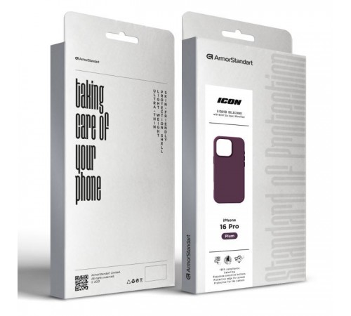 Чохол до мобільного телефона Armorstandart ICON2 Case Apple iPhone 16 Pro Plum (ARM81302) Чохол до мобільного телефона Armorstandart ICON2 Case Apple iPhone 16 Pro Plum (ARM81302)