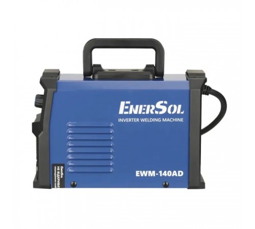 Зварювальний апарат Enersol інверторний, 20-140 A, 6.1 кВт, 2.9 кг (EWM-140AD) Зварювальний апарат Enersol інверторний, 20-140 A, 6.1 кВт, 2.9 кг (EWM-140AD)