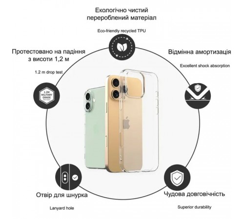 Чехол для мобильного телефона Drobak Acrylic Case для Apple iPhone 14 (949413) Чехол для мобильного телефона Drobak Acrylic Case для Apple iPhone 14 (949413)