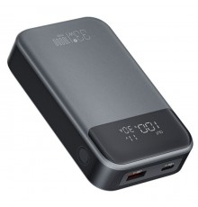 Батарея универсальная XO 10000mAh, PD/30W, QC/22.5W, PPS/33W, black (PR232_Black)