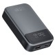 Батарея универсальная XO 10000mAh, PD/30W, QC/22.5W, PPS/33W, black (PR232_Black)