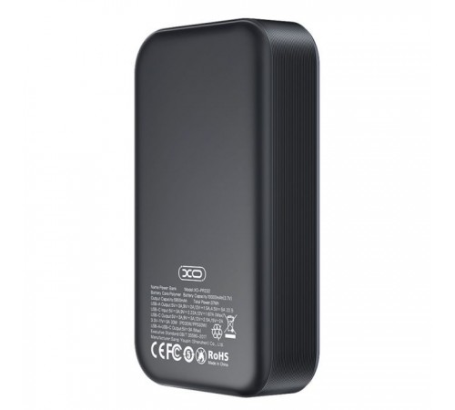 Батарея универсальная XO 10000mAh, PD/30W, QC/22.5W, PPS/33W, black (PR232_Black) Батарея универсальная XO 10000mAh, PD/30W, QC/22.5W, PPS/33W, black (PR232_Black)
