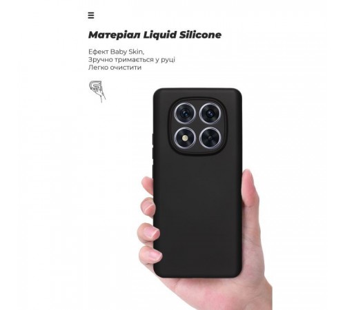 Чохол до мобільного телефона Armorstandart ICON Xiaomi Redmi Note 14 Pro 5G / Poco X7 Camera cover Black (ARM79827)