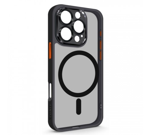 Чохол до мобільного телефона Armorstandart Unit MagSafe SE Apple iPhone 16 Pro Black Orange (ARM81147) Чохол до мобільного телефона Armorstandart Unit MagSafe SE Apple iPhone 16 Pro Black Orange (ARM81147)