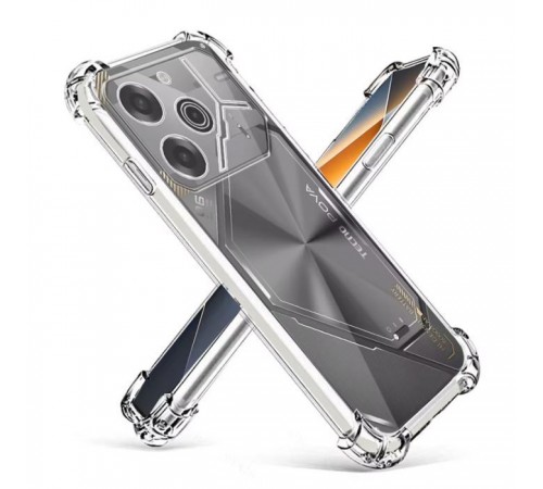 Чохол до мобільного телефона BeCover Anti-Shock Tecno POVA 6 (LI7) Clear (712784) Чохол до мобільного телефона BeCover Anti-Shock Tecno POVA 6 (LI7) Clear (712784)