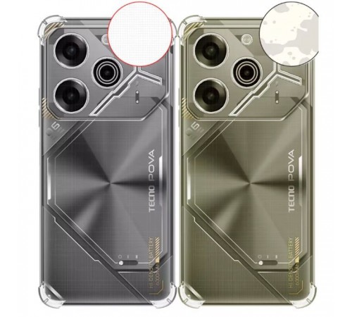 Чохол до мобільного телефона BeCover Anti-Shock Tecno POVA 6 (LI7) Clear (712784) Чохол до мобільного телефона BeCover Anti-Shock Tecno POVA 6 (LI7) Clear (712784)