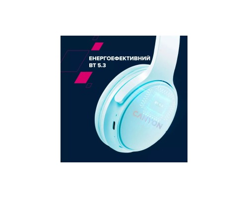 Наушники Canyon OnRiff 4 Bluetooth White (CNS-CBTHS4W) Наушники Canyon OnRiff 4 Bluetooth White (CNS-CBTHS4W)