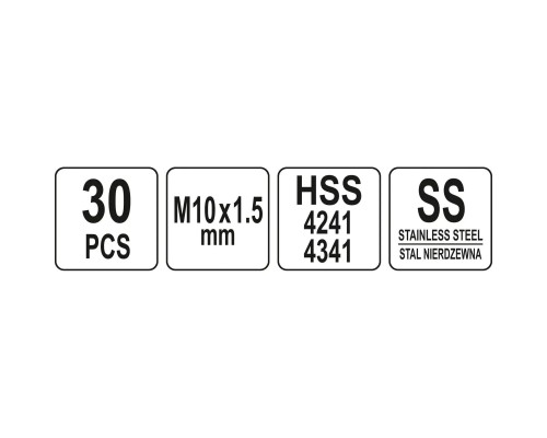 Набір інструментів Yato для ремонту різьби M10x1, 5 (YT-17634) Набір інструментів Yato для ремонту різьби M10x1, 5 (YT-17634)