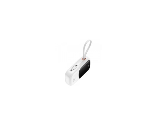 Батарея універсальна Baseus Qpow Pro+ 20000mAh 22,5W, PD/3.0, QC/3.0, FCP, AFC, built-in USB-C cable, white (P10067103213-00) Батарея універсальна Baseus Qpow Pro+ 20000mAh 22,5W, PD/3.0, QC/3.0, FCP, AFC, built-in USB-C cable, white (P10067103213-00)
