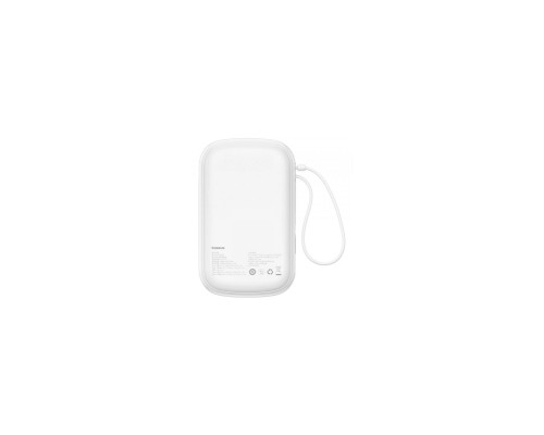 Батарея універсальна Baseus Qpow Pro+ 20000mAh 22,5W, PD/3.0, QC/3.0, FCP, AFC, built-in USB-C cable, white (P10067103213-00) Батарея універсальна Baseus Qpow Pro+ 20000mAh 22,5W, PD/3.0, QC/3.0, FCP, AFC, built-in USB-C cable, white (P10067103213-00)