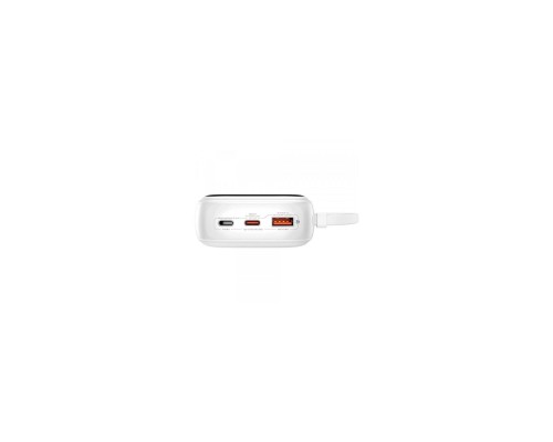Батарея універсальна Baseus Qpow Pro+ 20000mAh 22,5W, PD/3.0, QC/3.0, FCP, AFC, built-in USB-C cable, white (P10067103213-00) Батарея універсальна Baseus Qpow Pro+ 20000mAh 22,5W, PD/3.0, QC/3.0, FCP, AFC, built-in USB-C cable, white (P10067103213-00)