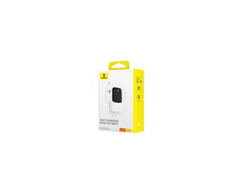 Батарея універсальна Baseus Qpow Pro+ 20000mAh 22,5W, PD/3.0, QC/3.0, FCP, AFC, built-in USB-C cable, white (P10067103213-00) Батарея універсальна Baseus Qpow Pro+ 20000mAh 22,5W, PD/3.0, QC/3.0, FCP, AFC, built-in USB-C cable, white (P10067103213-00)
