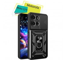Чохол до мобільного телефона BeCover Military Motorola Moto G75 Black (713060)