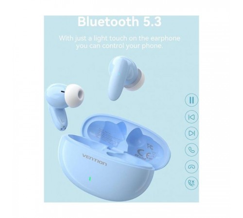 Навушники Vention Elf Earbuds E01 Blue (NBFS0) Навушники Vention Elf Earbuds E01 Blue (NBFS0)