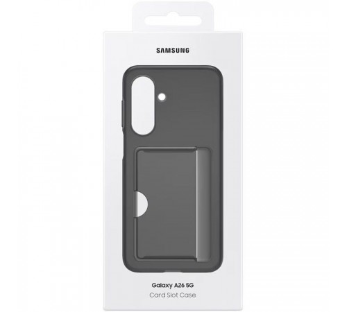 Чохол до мобільного телефона Samsung Galaxy A26 (A266), Card Slot Case black (EF-OA266TBEGWW) Чохол до мобільного телефона Samsung Galaxy A26 (A266), Card Slot Case black (EF-OA266TBEGWW)