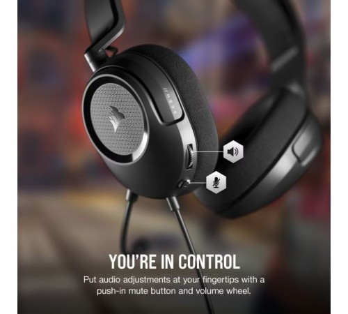 Навушники Corsair HS35 Surround v2 Multiplatform Gaming Carbon (CA-9011386-EU) Навушники Corsair HS35 Surround v2 Multiplatform Gaming Carbon (CA-9011386-EU)