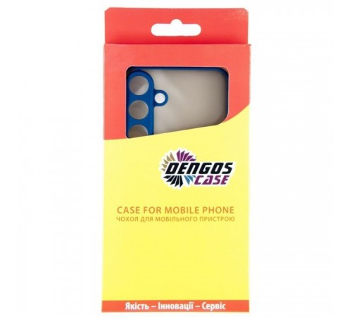 Чохол до мобільного телефона Dengos Matte Samsung Galaxy S25 Plus (Blue) (DG-TPU-MATT-163) Чохол до мобільного телефона Dengos Matte Samsung Galaxy S25 Plus (Blue) (DG-TPU-MATT-163)