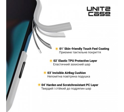 Чохол до мобільного телефона Armorstandart UNIT2 Samsung S25 Plus Matte Clear (ARM81842) Чохол до мобільного телефона Armorstandart UNIT2 Samsung S25 Plus Matte Clear (ARM81842)