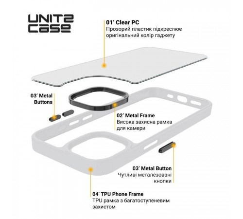 Чохол до мобільного телефона Armorstandart UNIT2 Samsung S25 Plus Matte Clear (ARM81842) Чохол до мобільного телефона Armorstandart UNIT2 Samsung S25 Plus Matte Clear (ARM81842)